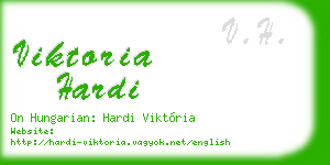 viktoria hardi business card
